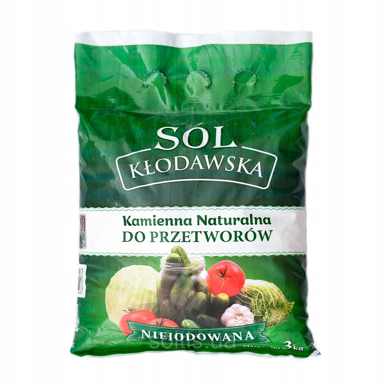 Сіль харчова кам'яна 3 кг