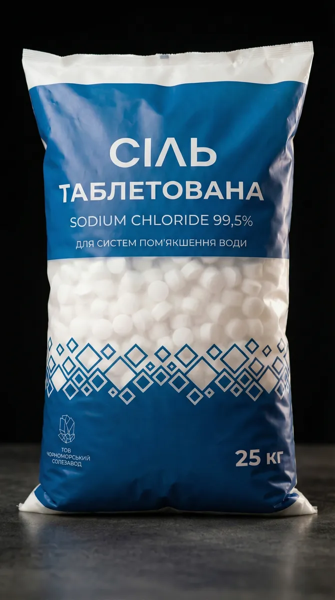 Таблетована сіль (Стандарт) Україна 25 кг  - мініатюра 2